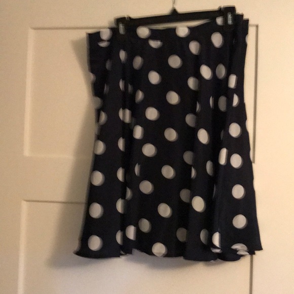 Pixley Dresses & Skirts - Navy and white Pixley polka dot skirt